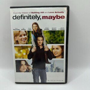 Definitely Maybe DVD Ryan Reynolds Universal Romantic Comedy Widescreen PG 13
